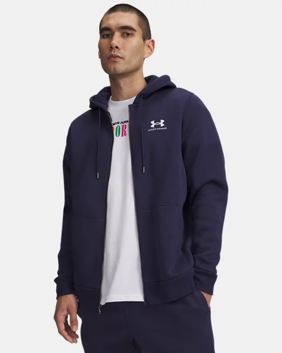 UA Icon Fleece Mens Full-Zip Hoodie