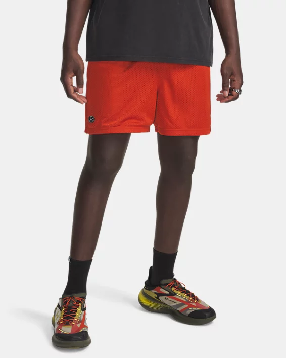 UA Icon Mesh Mens 5" Shorts
