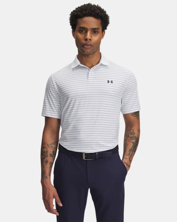 UA Drive Chill Printed Mens Polo